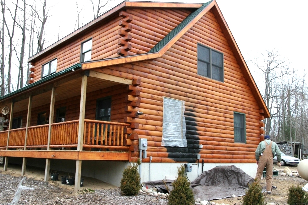 Fire Damaged Log Home Repair | Log Repair And Log Replacement Log Home Repair 
