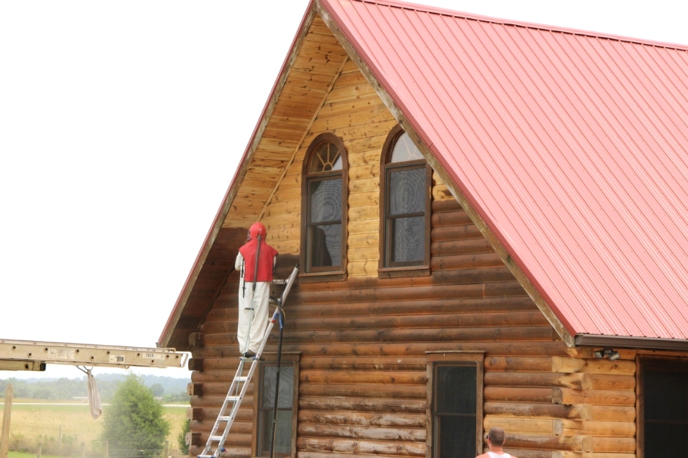 Log Home Repair Images Log Home Repair 