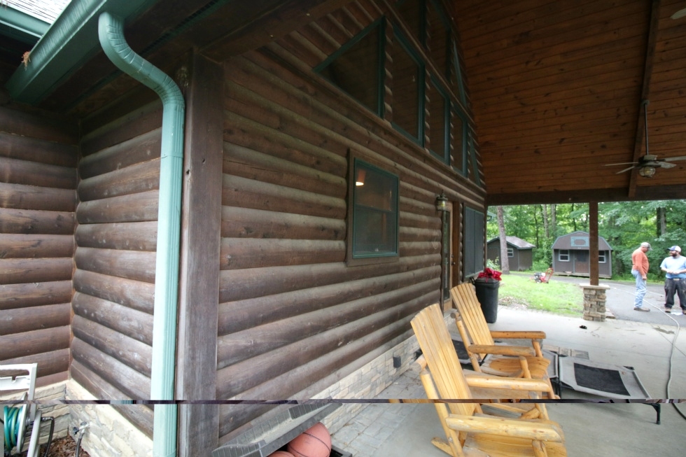 Log Home Chinking and Staining Log Home Repair 