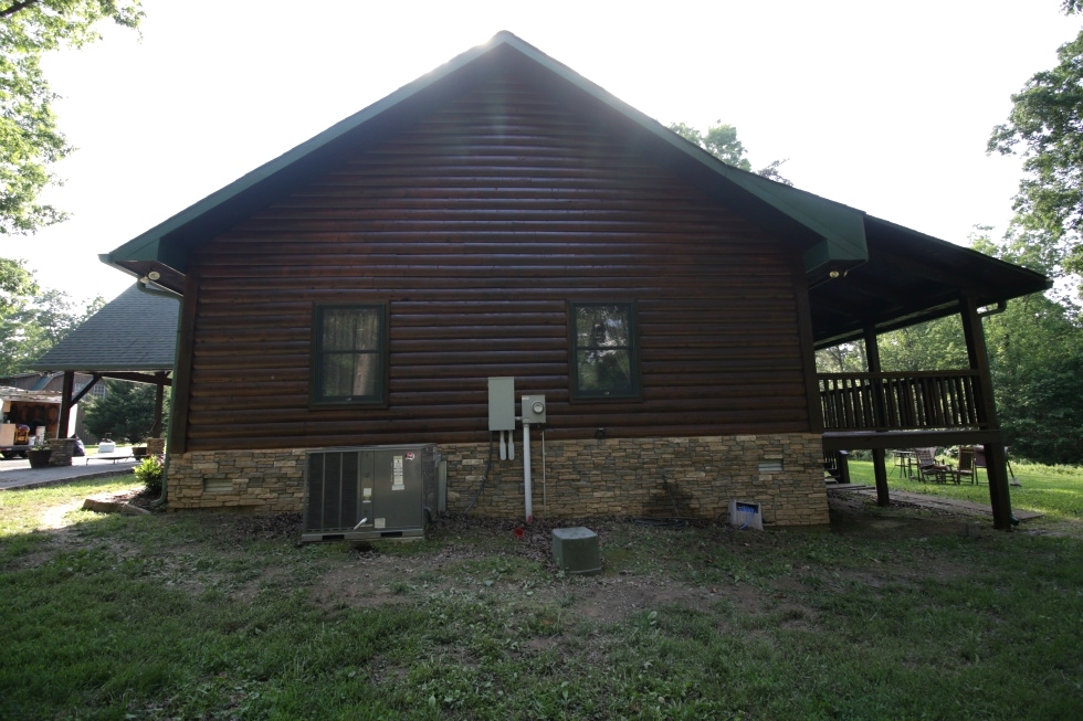 Log Home Chinking and Staining Log Home Repair 