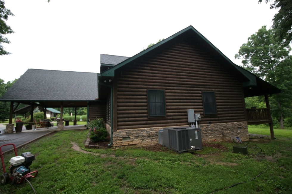 Log Home Chinking and Staining Log Home Repair 