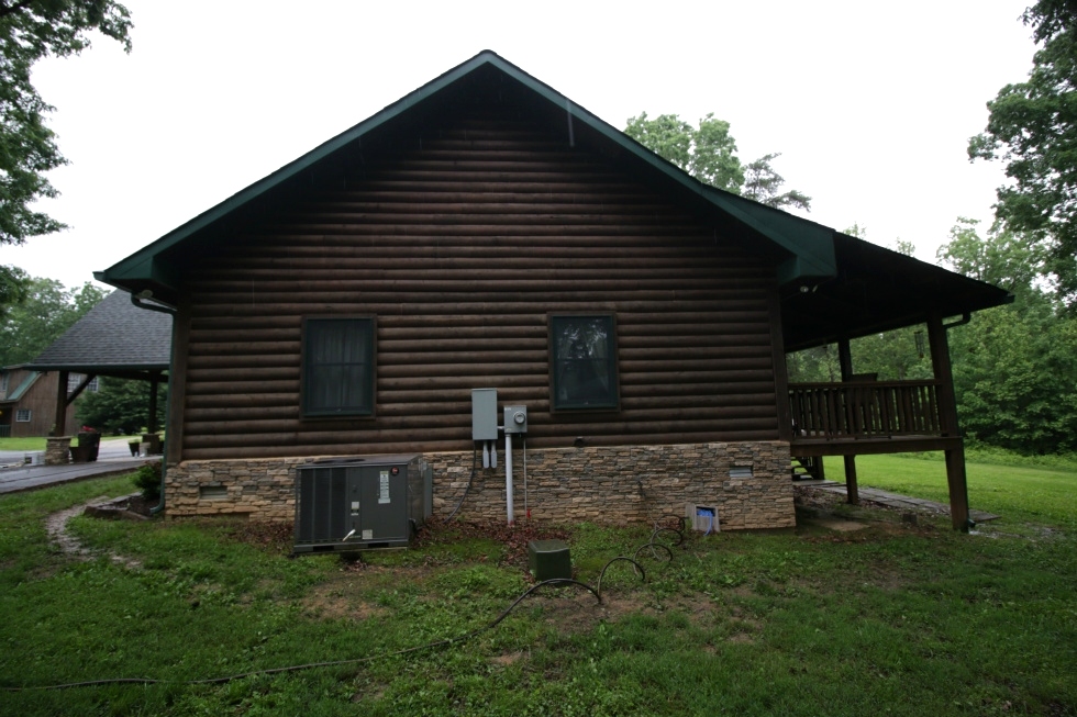 Log Home Chinking and Staining Log Home Repair 