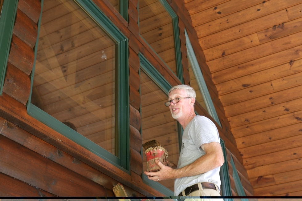 Log Home Chinking and Staining Log Home Repair 