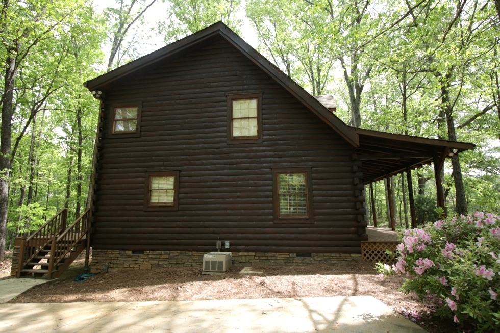 Log Home Staining By Log Doctors Log Home Repair 