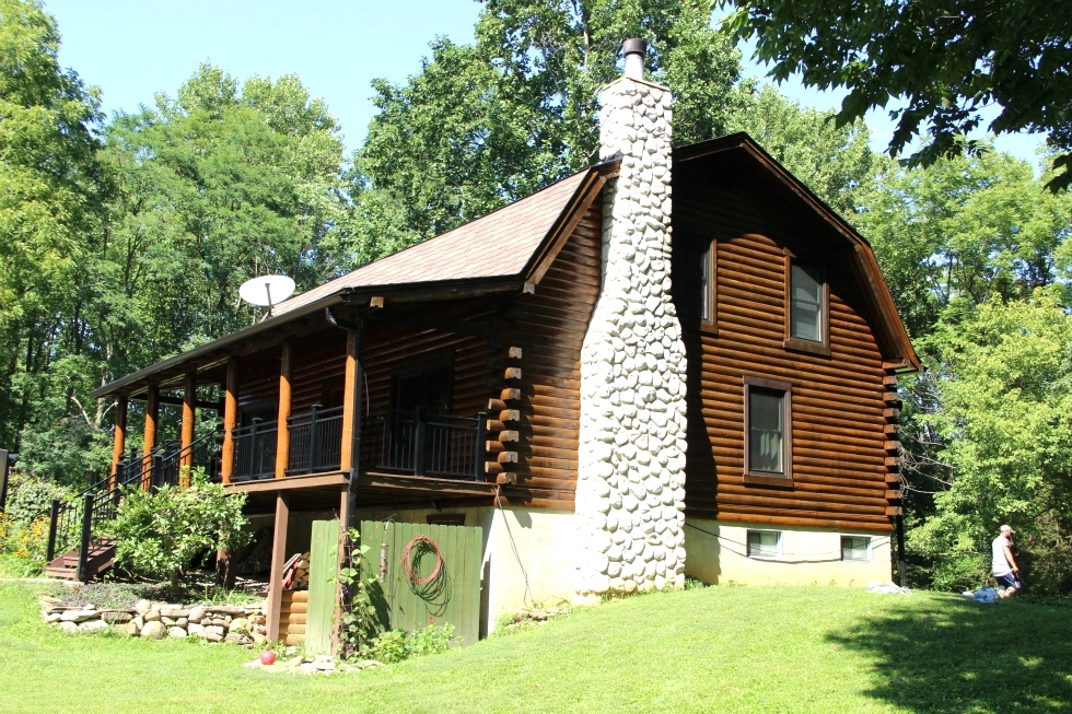 Log home Staining Log Home Repair 