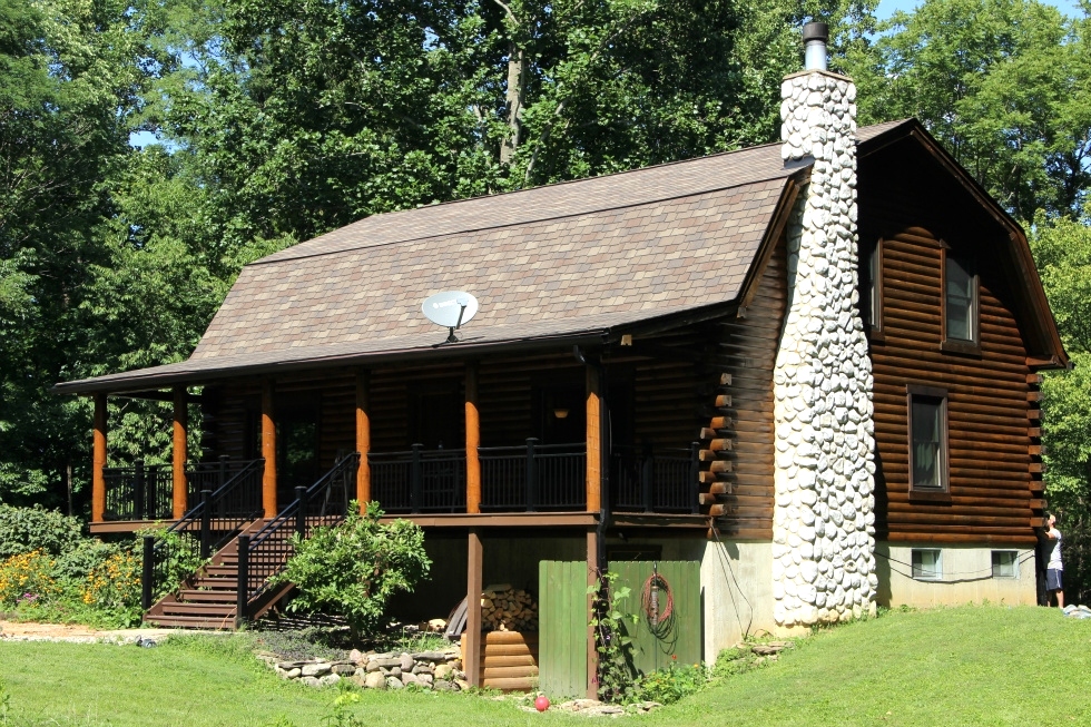 Log home Staining Log Home Repair 