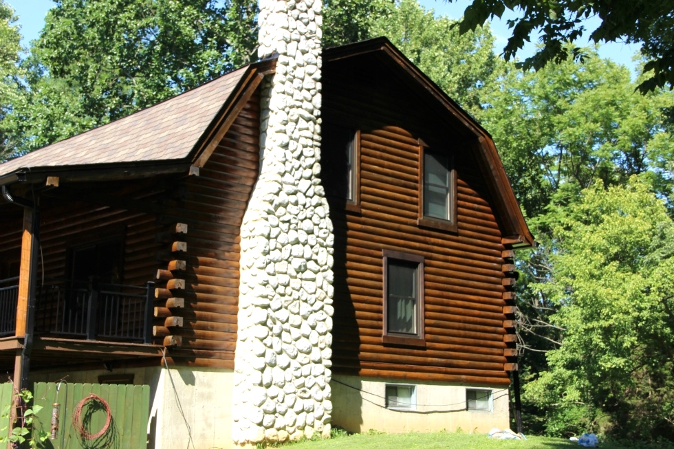 Log home Staining Log Home Repair 