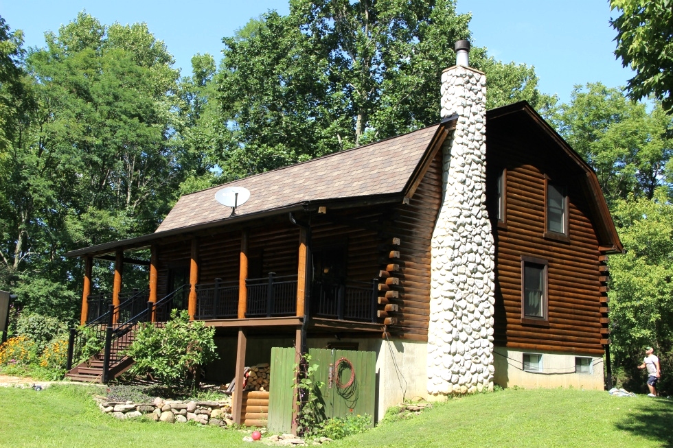 Log home Staining Log Home Repair 