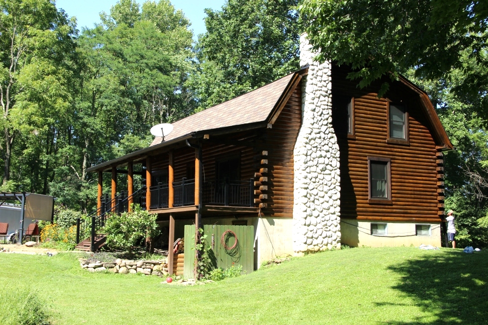 Log home Staining Log Home Repair 