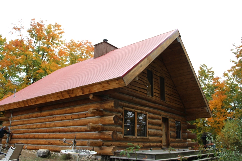 Log Cabin Restoration | Log Cabin Media Blasting by the LogDocotors. Log Home Repair 