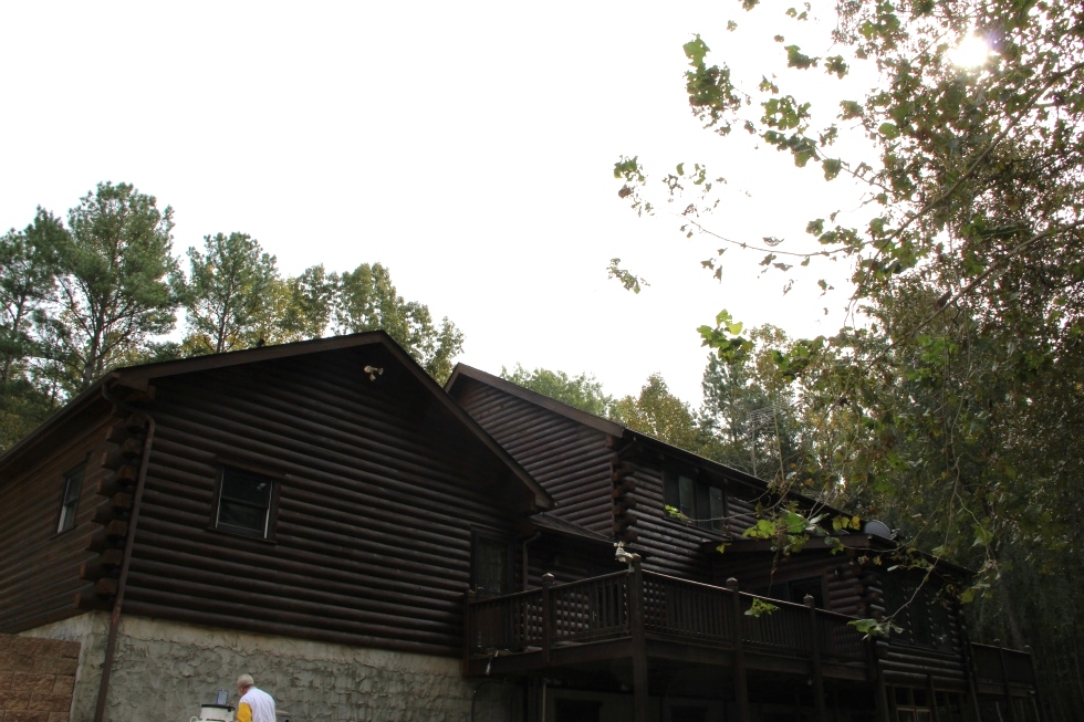  Log Home Staining Log Home Repair 