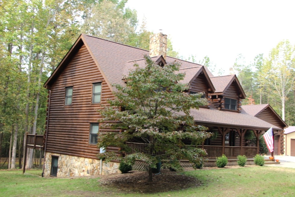  Log Home Staining Log Home Repair 