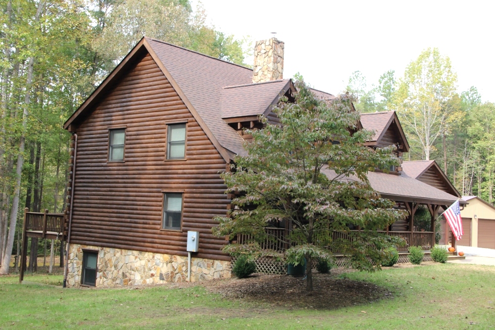  Log Home Staining Log Home Repair 