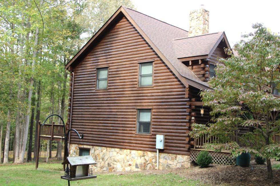  Log Home Staining Log Home Repair 