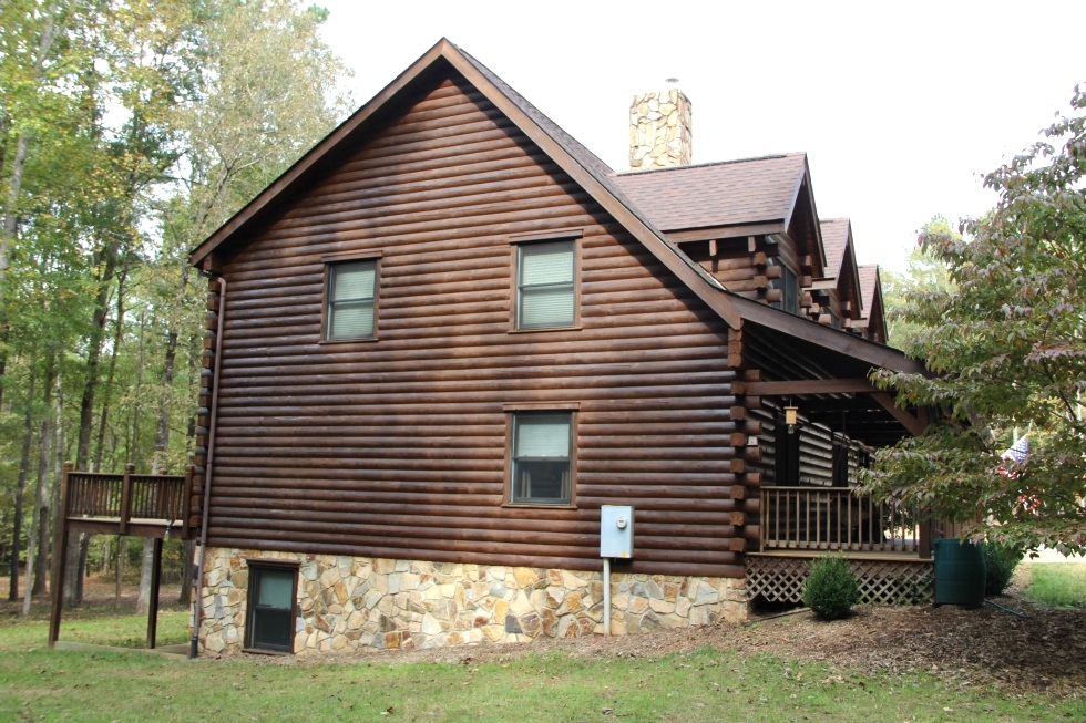  Log Home Staining Log Home Repair 