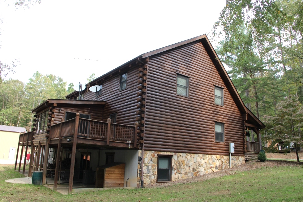  Log Home Staining Log Home Repair 