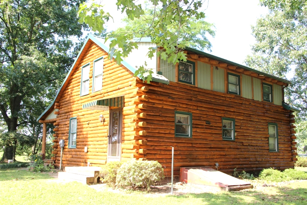 Log Cabin Staining by the LogDoctors Log Home Repair 