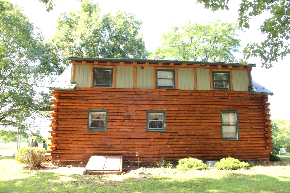 Log Cabin Staining by the LogDoctors Log Home Repair 