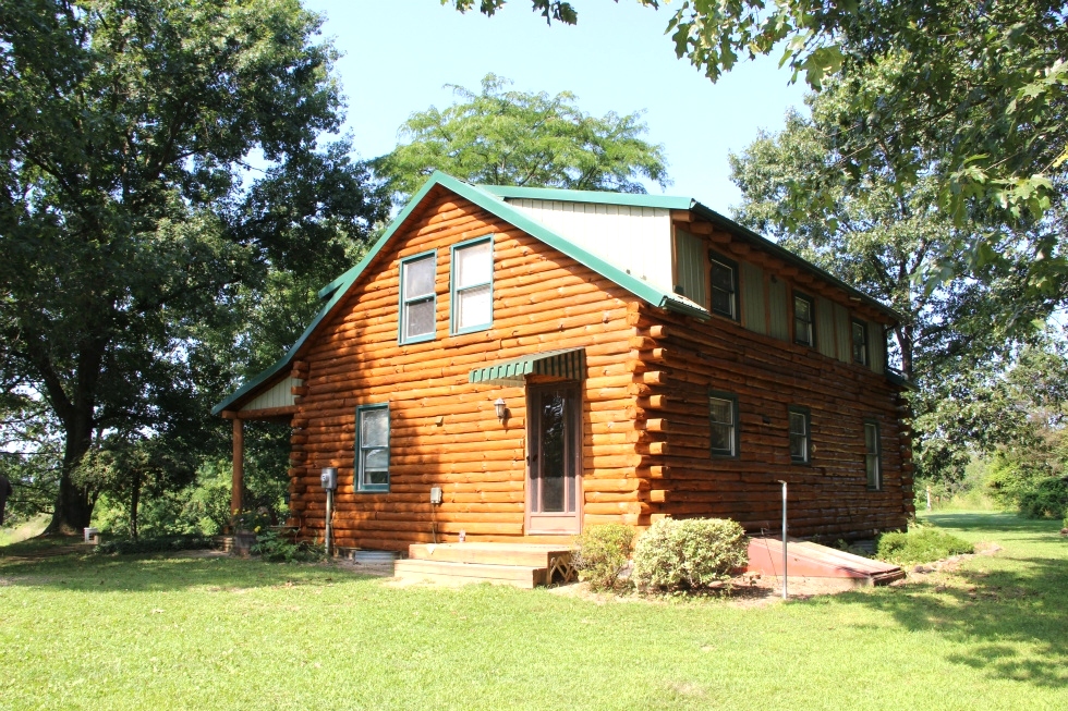 Log Cabin Staining by the LogDoctors Log Home Repair 