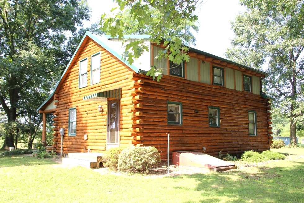 Log Cabin Staining by the LogDoctors Log Home Repair 